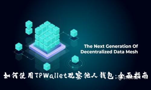 如何使用TPWallet观察他人钱包：全面指南
