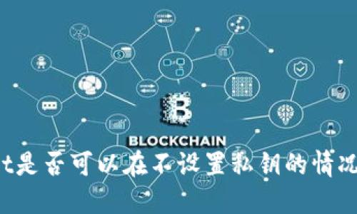 TPWallet是否可以在不设置私钥的情况下使用？