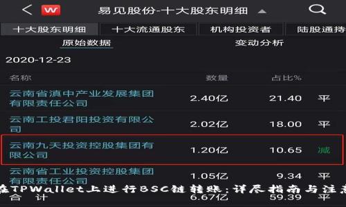 如何在TPWallet上进行BSC链转账：详尽指南与注意事项