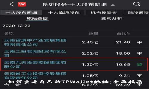 如何查看自己的TPWallet地址：全面指南